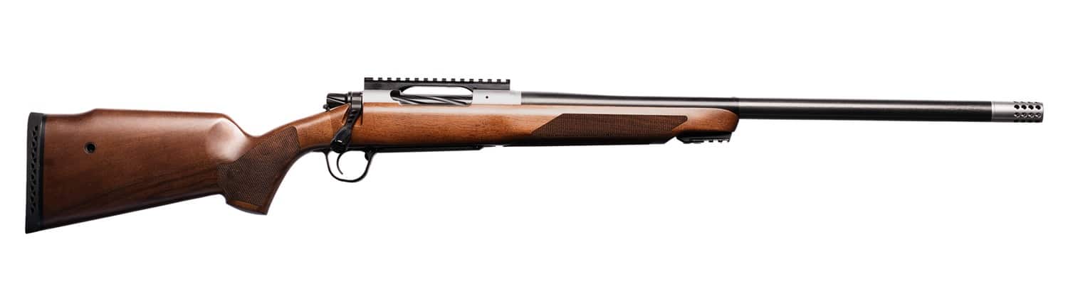 Christensen Arms 80106010700 Ridgeline Safari Plains Game Full Size 7mm PRC 22" Carbon Fiber Match Grade Threaded Barrel, Black Nitride Stainless Steel Drilled & Tapped Receiver, Picatinny Rail Forend