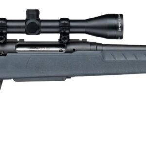Savage Arms 33182 Axis 2 XP 30-06 Springfield 4+1 20" Matte Black Carbon Steel Threaded Barrel & Drilled & Tapped Receiver, Gray Synthetic Fixed w/Pistol Grip Stock, 3-9x40mm Duplex Scope, Right Hand