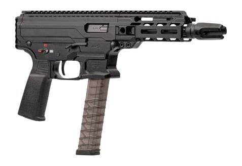 Panzer Arms PAARP9PCCB ARP9 9mm Luger 33+1 6.50" Black Barrel, Black Aluminum Receiver w/Picatinny Rail, Rear Picatinny Rail, Black Polymer Grip, Ambidextrous