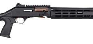 Panzer Arms PAM4CSBBTMFSS M4 Speed Pro 12 Gauge Semi-Auto 3" 5+1 18.50" Black Ported Barrel, Black Aluminum Receiver w/Picatinny Rail, M-LOK Handguard, Skeleton Stock, Black Polymer Grip