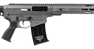 Panzer Arms PAAR12GLF AR12 G5 Semi-Auto 5+1 18.50" Gray Cerakote Aluminum/Polymer Receiver w/Picatinny Rail, M-LOK Handguards, Black Synthetic Stock