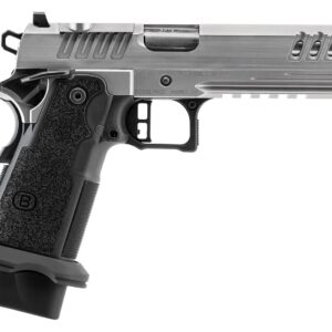 Bersa M2XIO5SSFN2 M2XI 1911 DS 9mm Luger 23+1 5" Black Match Grade Bull Barrel, Stainless Steel Optic Ready/Serrated Slide, Frame w/Beavertail & Picatinny Rail, Textured Grip, Holosun K Footprint, Amb