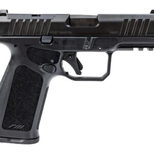 Rost Martin RM1XBH RM1X Compact 9mm Luger 19+1 4" Match Grade Barrel, Black Tenifer Steel Optic Ready/Serrated Slide, Black Polymer Frame w/Picatinny Rail, Interchangeable Backstrap Grip, RMR Footprin