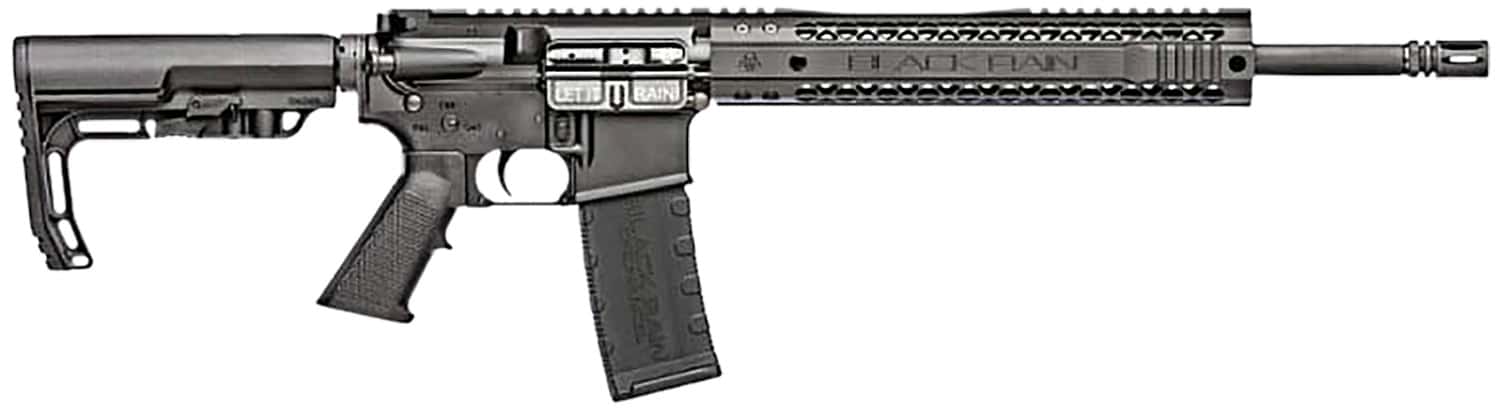 Black Rain Ordnance BROSPEC15 Spec15 5.56x45mm NATO 30+1 16" Chrome Moly Barrel, A2 Flash Hider, Black Hard Coat Anodized 7075-T6 Receiver, Adjustable B5 Sopmod Stock, Polymer Grip, GI Trigger