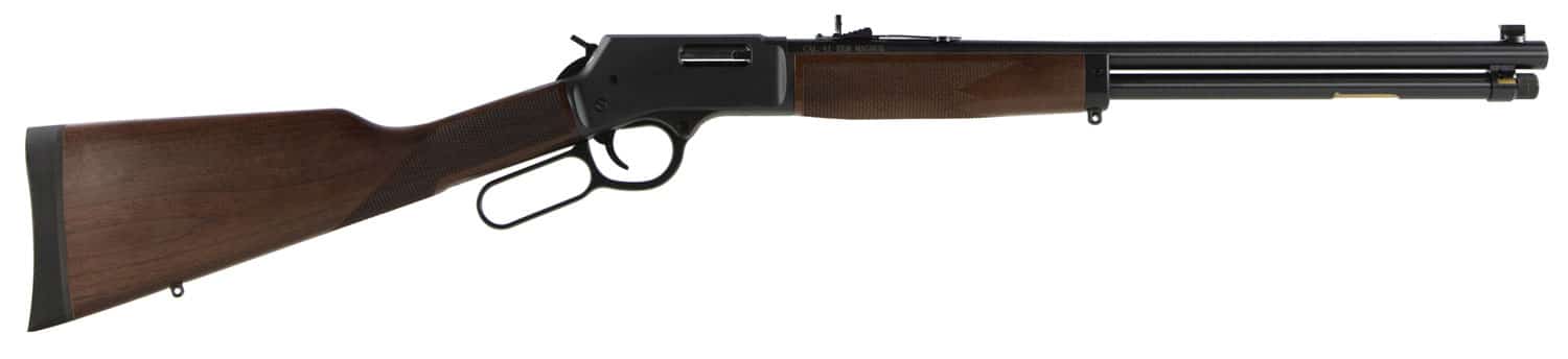 Henry H012M41 Big Boy Full Size 41 Rem Mag 10+1 20" Blued Steel Barrel, Blued Steel Receiver, American Walnut Wood Stock Right Hand