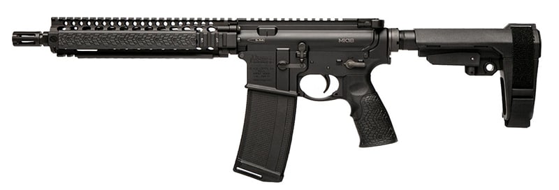 DDM4 MK18 Pistol 5.56 10.3" RIS II Black