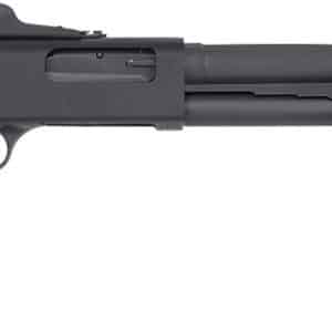 Mossberg 51663 590A1 12 Gauge Pump 3" 8+1 20" Black Parkerized Heavy-Walled Barrel, Black Parkerized Drilled & Tapped Receiver, Black Fixed Synthetic Stock