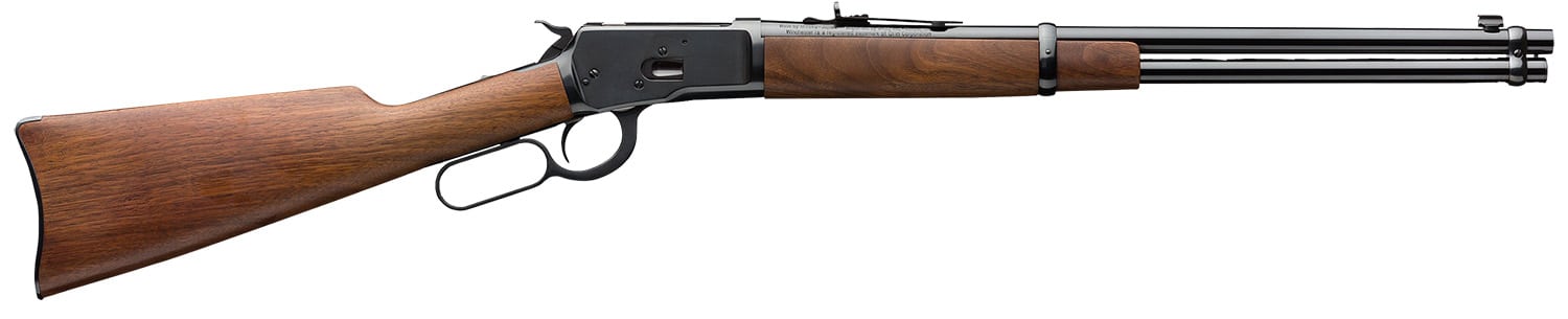 Winchester Repeating Arms 534177140 Model 1892 Carbine Full Size 44-40 Win 10+1 20" Brushed Polish Blued Steel Barrel, Drilled & Tapped Steel Receiver, Black Walnut Straight Grip Stock