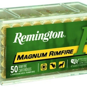 Remington Ammunition 21170 Magnum Rimfire 22WMR 40gr Jacketed Hollow Point 50 Per Box/40 Case