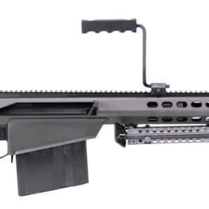 Barrett 13318 M82A1 50 BMG 10+1 20" Chrome-Lined Fluted Barrel, Black Cerakote Steel Receiver, Black Fixed Stock w/Sorbothane Recoil Pad, M1913 Optics Rail, Includes Hard Carry Case