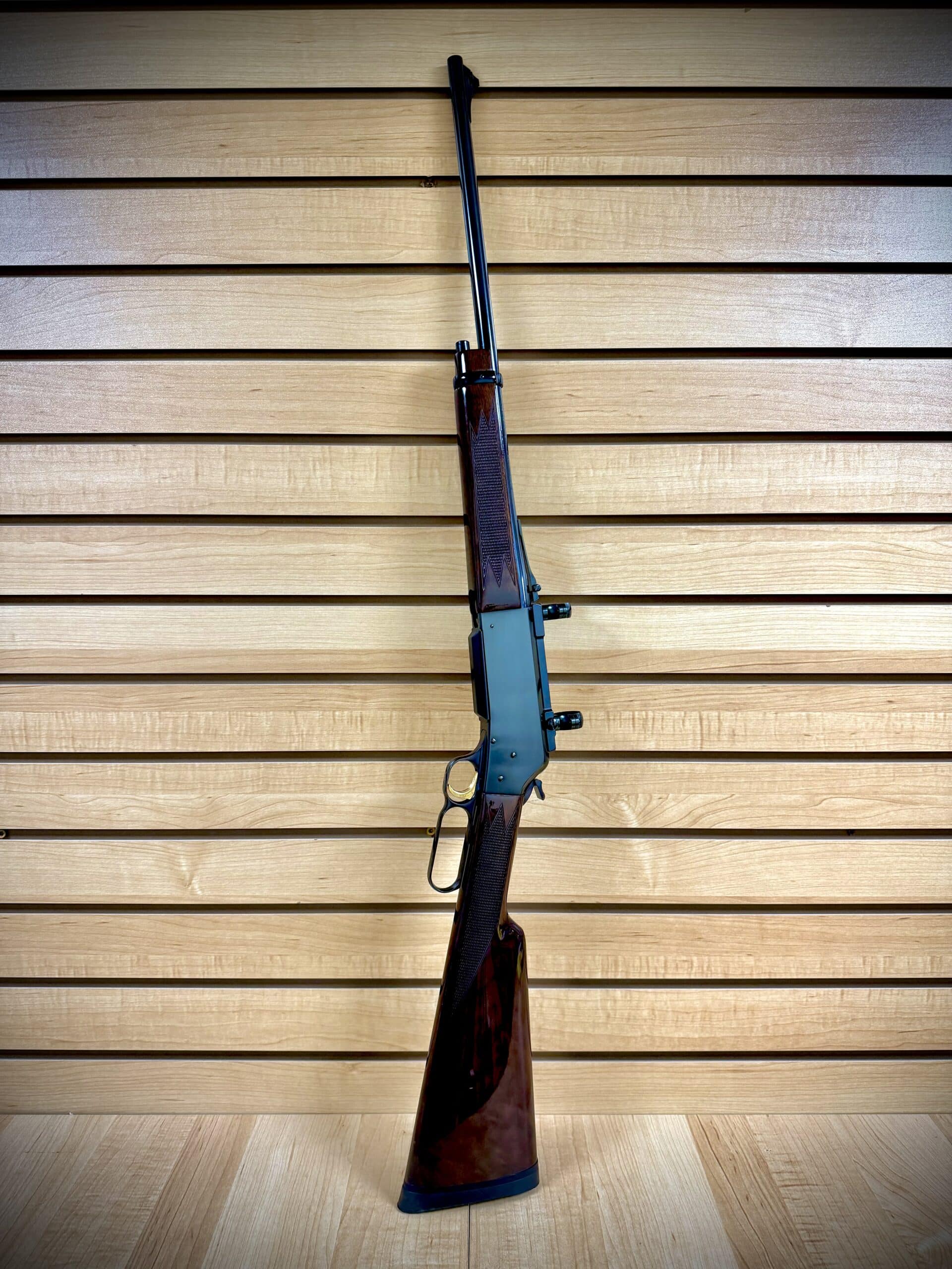 RARE BROWNING MODEL 81 BLR CHAMBERED IN 358 WINCHESTER MADE IN 1987
