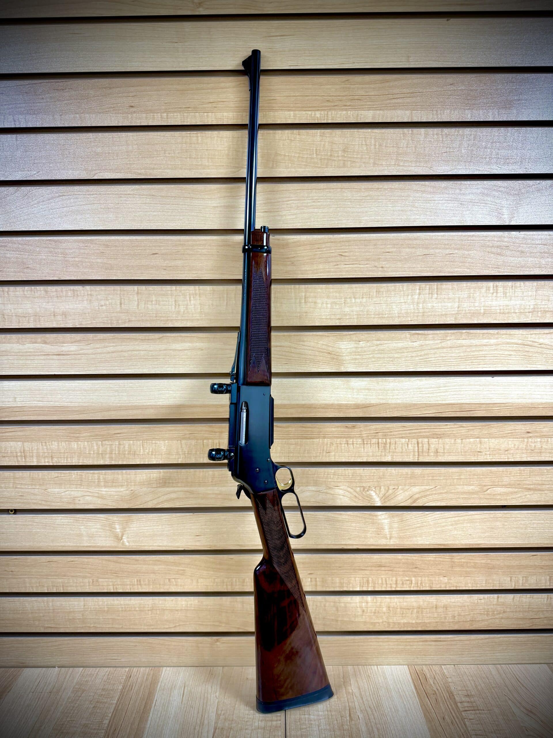 RARE BROWNING MODEL 81 BLR CHAMBERED IN 358 WINCHESTER MADE IN 1987 - Image 2