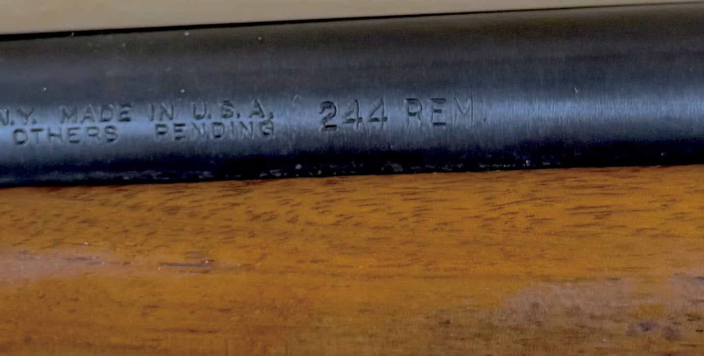 RARE 1959 REMINGTON 722 IN 244 REMINGTON - Image 3