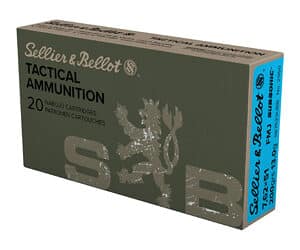S&B 762X51 SUBSONIC 200GR FMJ 20/500