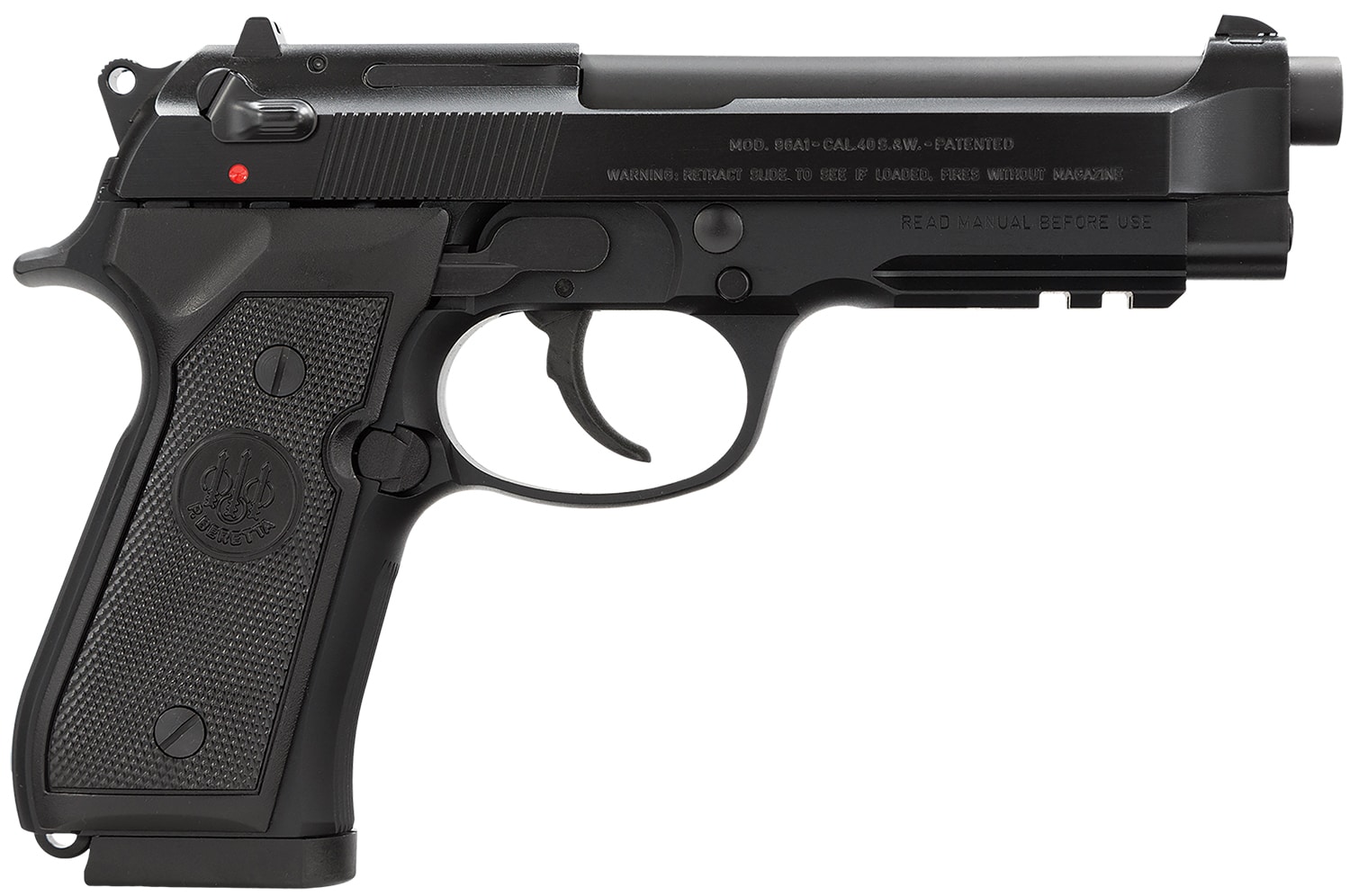 BERETTA 96A1 40S&W 10+1 4.9" PIC RAIL