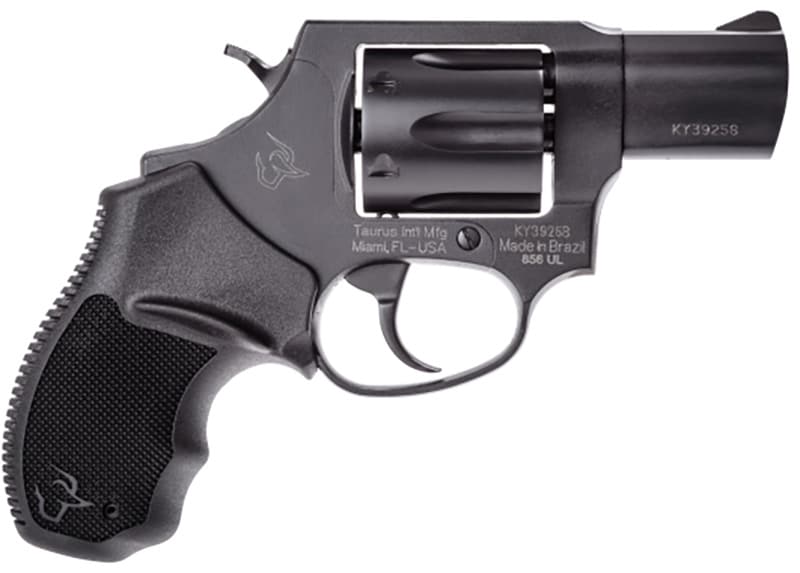 Taurus 856 Ultra Lite .38 Special revolver with 2-inch barrel and black finish
