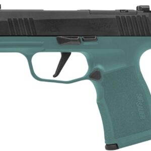 P365X Bama Breeze 9mm 3.1" OR Blk/Teal 2/12rd