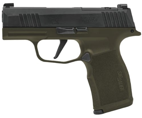 P365X Fortunate Son 9mm 3.1" OR Blk/ODG 2/12rd