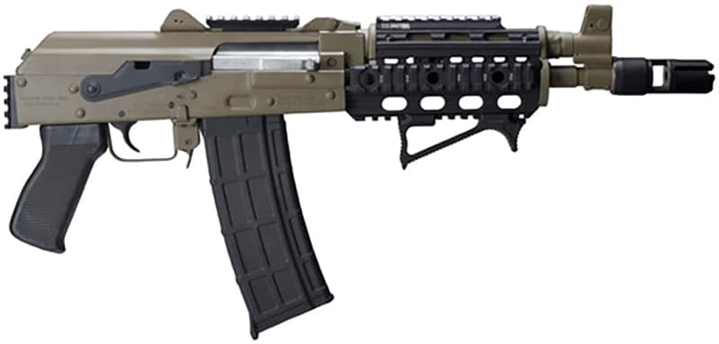 ZAST ZPAP85 AK Pist 5.56 10" 30rd FDE