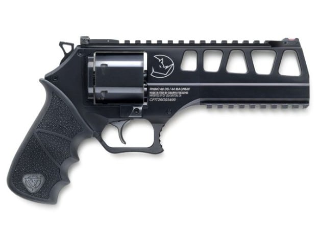 Chiappa Rhino 60DS L Frame .44 Magnum revolver with 6-inch barrel and Hogue grip