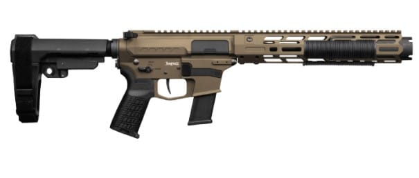 Zeroed Banshee MkG 45ACP 6.5" Brnz 13rdGlk