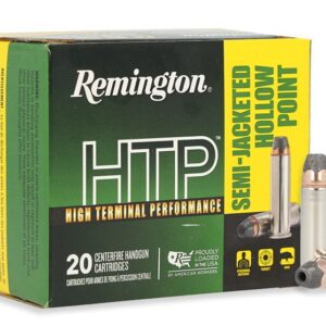 Remington Ammunition 22295 HTP 38Special+P 110gr Semi Jacketed Hollow Point 20 Per Box/25 Case