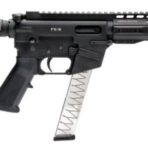 Freedom Ordnance FX-9P8S FX-9 9mm Luger 8" 31+1 Black Anodized Black Polymer SBA3 Pistol Brace