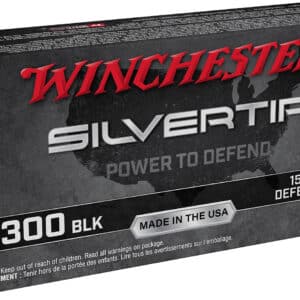 Winchester Ammo W300ST Silvertip 300Blackout 150gr Defense Tip 20 Per Box/10 Case