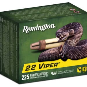 Remington Ammunition 21239 Viper 22LR 36gr Truncated Cone Solid 225 Per Box/10 Case