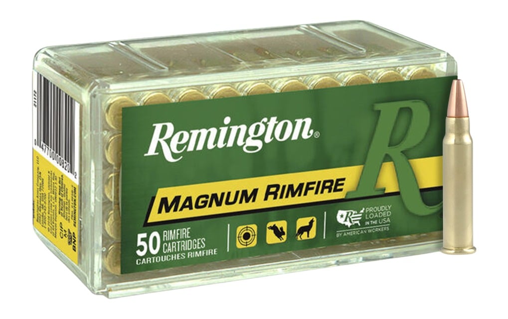 Remington Ammunition 20023 Magnum Rimfire 17HMR 17gr Jacketed Hollow Point 50 Per Box/40 Case