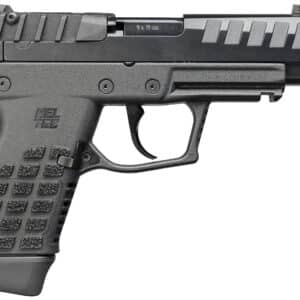 Kel-Tec P15BLK P15 Compact Frame 9mm Luger 15+1 4" Black Steel Barrel, Black Nitride Serrated Steel Slide, Black Polymer Frame w/Picatinny Rail, Black Stippled Grip, Ambidextrous