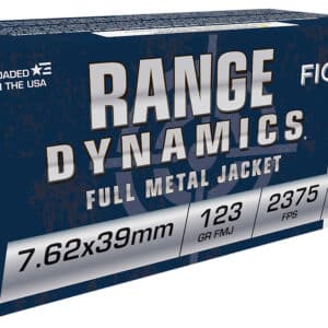 Fiocchi 762X39A Range Dynamics 7.62x39mm 123gr Full Metal Jacket 50 Per Box/10 Case