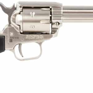 Heritage Mfg RR22NI4BW Rough Rider 22 LR 6 Shot, 4.75" Black Nitride Steel Barrel, Black Nitride Zinc Alloy Frame, Black Cylinder, Black Laminate Grip, Manual Safety, Exposed Hammer