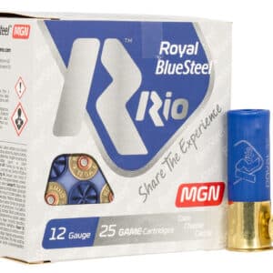 Rio Ammunition RBSM325 Royal BlueSteel 12Gauge 3" 1 1/8oz 5Shot 25 Per Box/10 Case