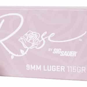 Sig Sauer E9MMB1ROSE50 Rose 9mm Luger 115gr Full Metal Jacket 50 Per Box/20 Case
