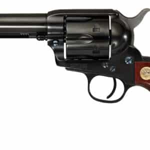 Cimarron Pistoleer .357 Magnum single-action revolver with 4.75-inch blued barrel and walnut grip