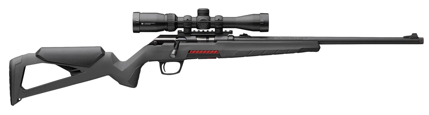 Winchester Repeating Arms 525234186 Xpert w/Optic Full Size 17 WSM 8+1 16.50" Matte Black Threaded Sporter Barrel, Drilled & Tapped Steel Receiver, Gray Synthetic Molded Stock, Vortex Crossfire II 2-7