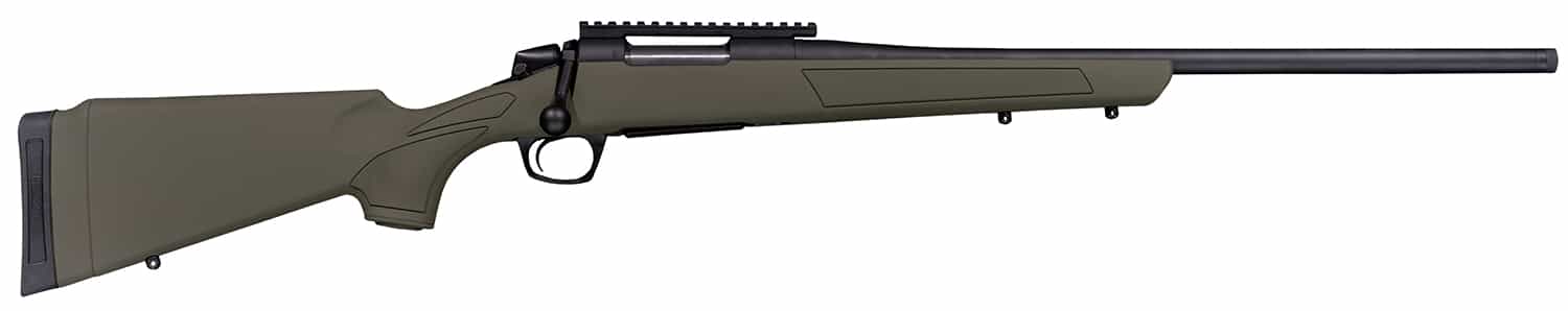 CVA CR3904G Cascade 30-06 Springfield 4+1 24" Black Cerakote Steel Threaded Barrel, Black Cerakote Receiver, OD Green Synthetic Stock