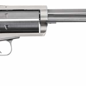 Magnum Research BFR303076 BFR  Extra Large 30-30 Win 6 Shot 7.50" Brushed Rifled Steel Barrel & Cylinder, Stainless Steel Frame, Black Hogue Rubber Grip, Exposed Hammer