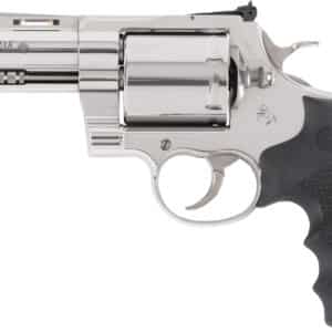 Colt Mfg KODIAKSP4RTS Kodiak 44 Mag 6rd 4.25" Polished Ported Vent Rib Barrel & Cylinder, Recessed Target Crown Muzzle, Polished Stainless Steel Frame, Black Hogue Overmolded Grip, Exposed Hammer