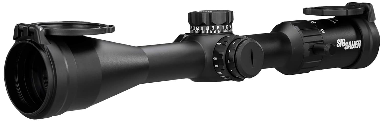Sig Sauer Electro-Optics SOW46002 Whiskey4 Black 6-24x50mm 30mm Tube Illuminated MOA Milling Hunter 2.0 Reticle