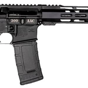 Diamondback DB1718B002 DB15 300 AAC Blackout 30+1 16" Black Nitride Threaded Barrel, Black Hardcoat Anodized Aluminum/Carbon Receiver w/Picatinny Rail Receiver, M-LOK Handguard, Magpul MOE Grip