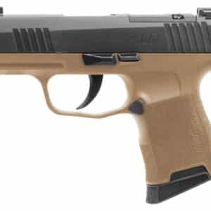 Sig Sauer 3659CTXR3P P365X Micro-Compact Frame 9mm Luger 10+1 3.10" Steel Barrel, Optic Ready/Serrated Slide, Coyote Tan Stainless Steel Frame w/Accessory Rail, Polymer Grip