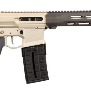 Q LLC  Honey Badger *CA Compliant 5.56 NATO 16" Clear Anodized Cerakote Aluminum Receiver w/Picatinny Rail, M-LOK Handguard, Black Polymer Stock, Black Polymer Grip