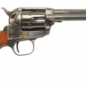 Taylors & Company Uberti Stallion 38 Special 6 Shot 4.75" Blued Round Barrel, Blued Cylinder, Color Case Hardened Steel Frame, Walnut Birdshead Grip, Exposed Hammer