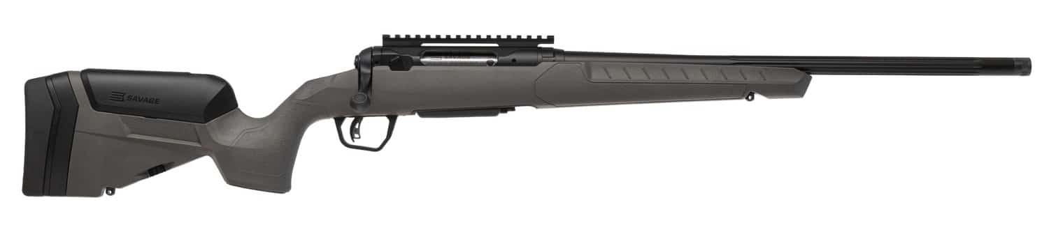 Savage Arms 32412 110 Trailblazer 308 Win 4+1 20" Fluted Barrel, Flat Dark Gray Adj LOP Synthetic Stock, Right Hand