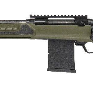 Savage Arms 32944 110 UltraLite Predator 6.5 Creedmoor 10+1 18" Carbon Fiber Barrel, Arca Rail Forend, Hunter Green AccuStock w/AccuFit V2 Synthetic Stock, Left Hand
