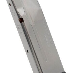 Magpul MAG1487SST AMAG 15rd 9mm Fits Sig P365 Silver Stainless Steel