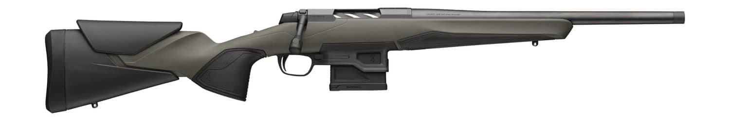 Browning 036109298 X-Bolt 2 All Purpose 7 PRC 5+1 20" Matte Blued Threaded Barrel & Steel Drilled & Tapped Receiver, OD Green w/Black Overmold Adj Vari-Tech Synthetic Stock, Right Hand