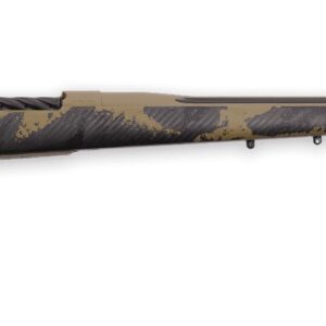 Weatherby MAX01N338WR6B Mark V Apex 338 WBY RPM 4+1 24" Graphite Black & Tan Cerakote Fluted Threaded Barrel, Tan Cerakote Steel Drilled & Tapped Receiver, Carbon Fiber w/Brown & Tan Sponge Accents Fi